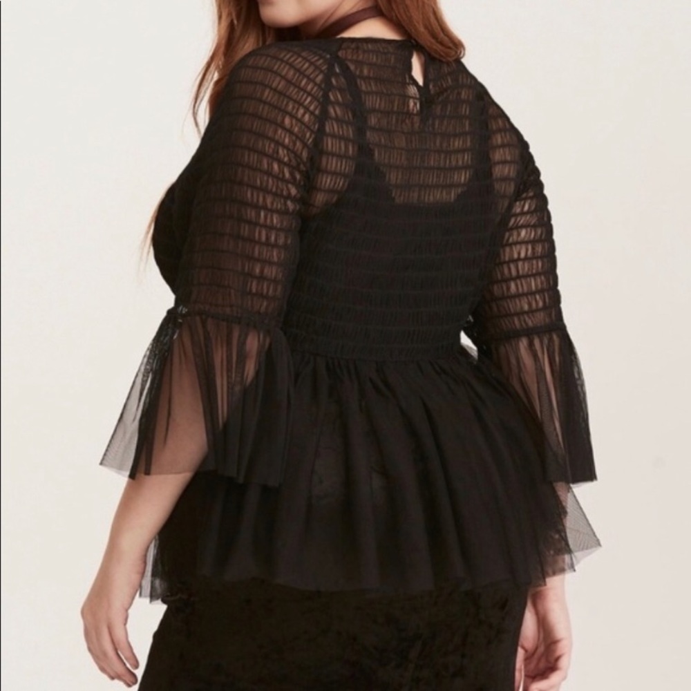 Torrid Tulle Sheer Top